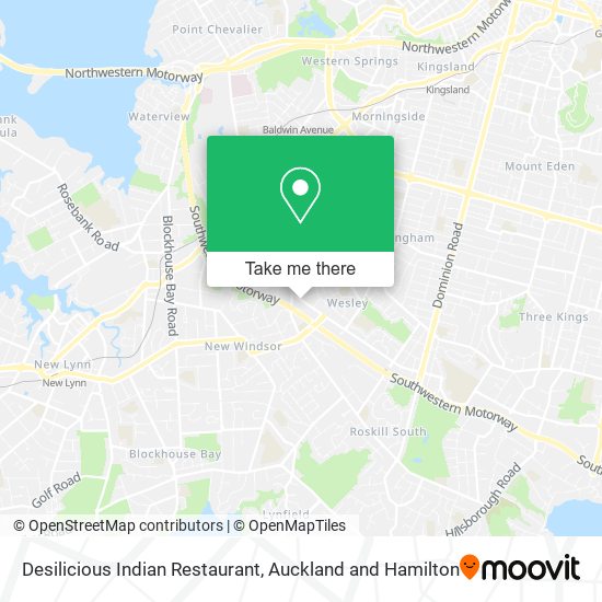 Desilicious Indian Restaurant map