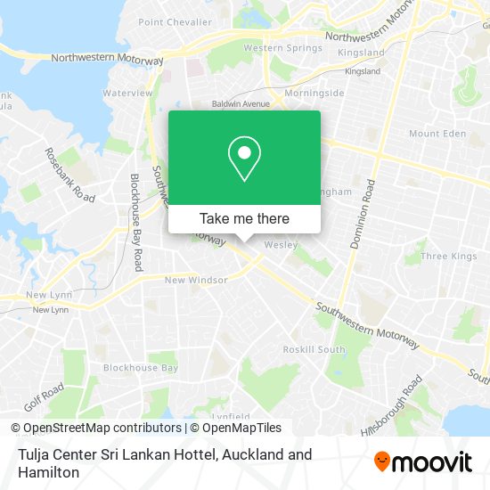 Tulja Center Sri Lankan Hottel map