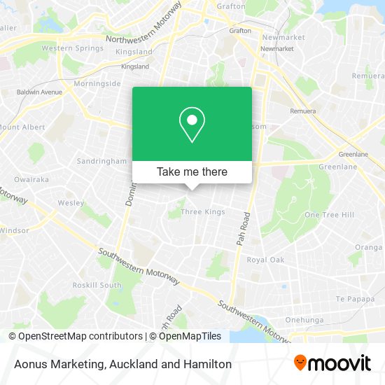 Aonus Marketing map