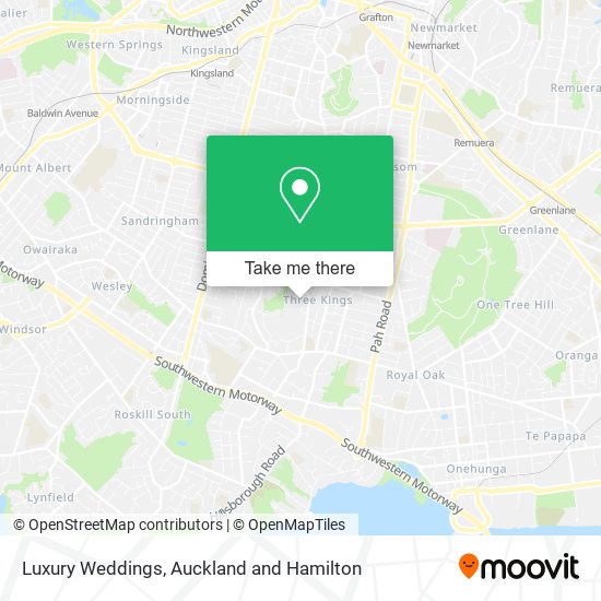 Luxury Weddings map