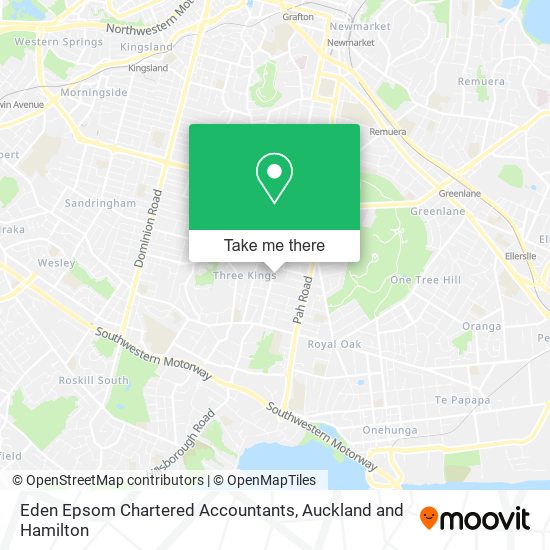 Eden Epsom Chartered Accountants map