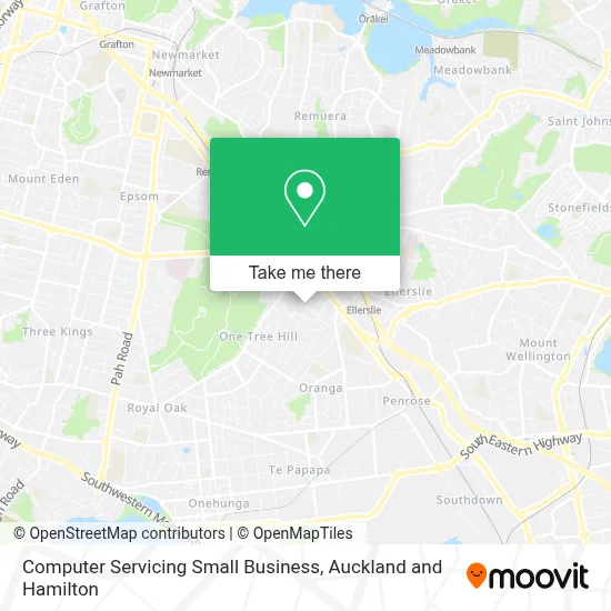 Computer Servicing Small Business map