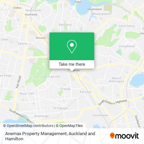 Anemax Property Management map