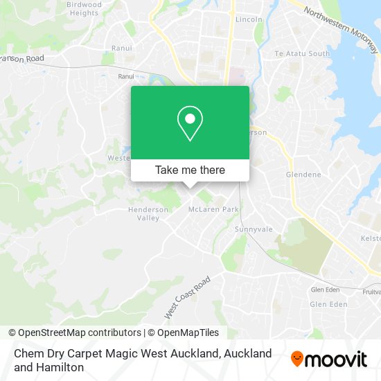 Chem Dry Carpet Magic West Auckland地图