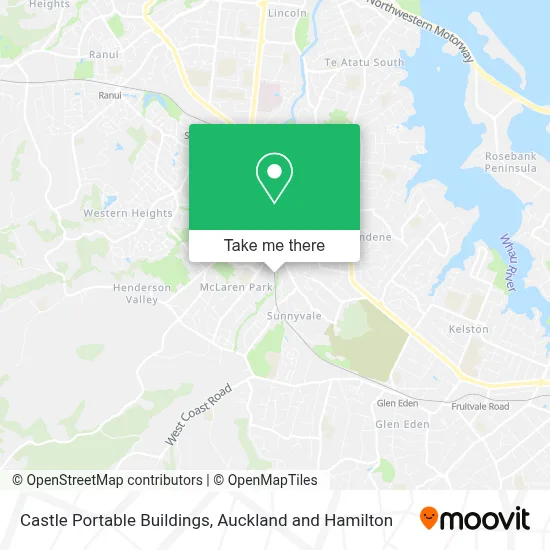 Castle Portable Buildings map