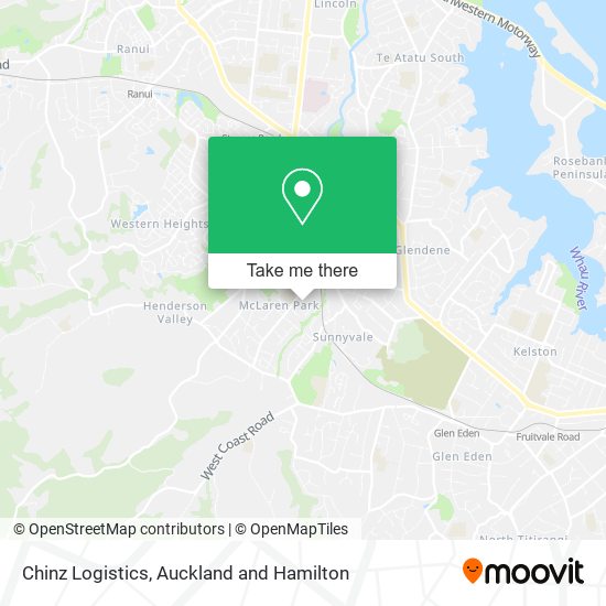 Chinz Logistics map