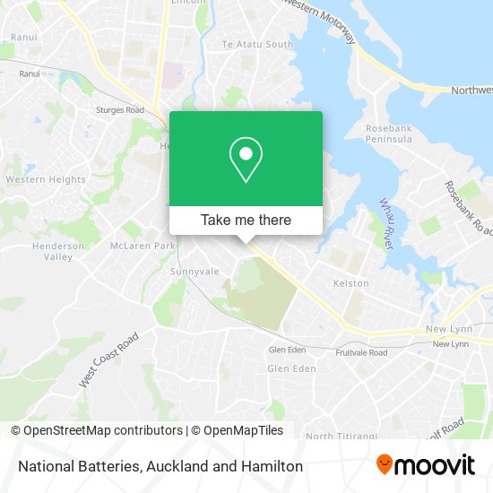 National Batteries map