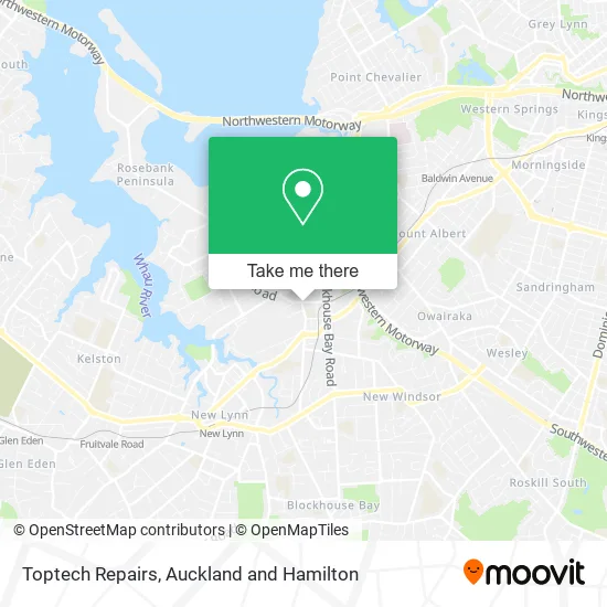 Toptech Repairs map