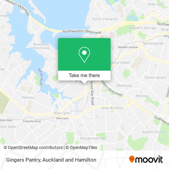 Gingers Pantry map