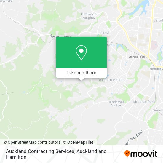 Auckland Contracting Services map