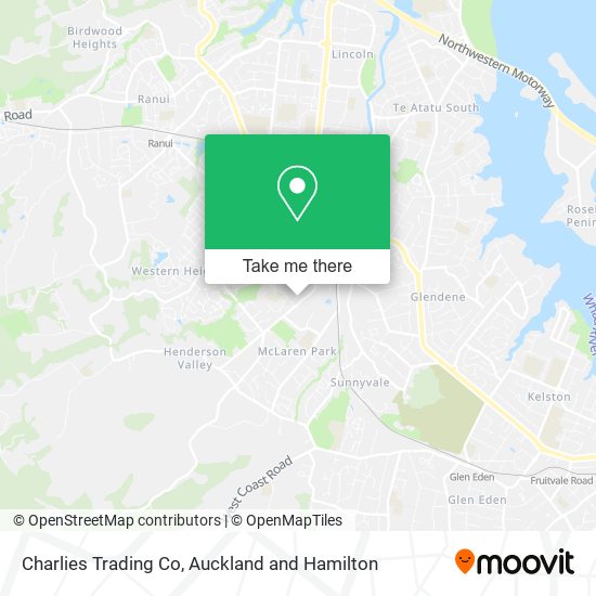 Charlies Trading Co map