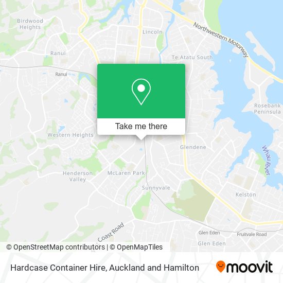 Hardcase Container Hire map