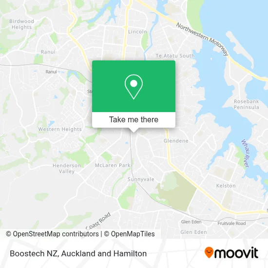 Boostech NZ map