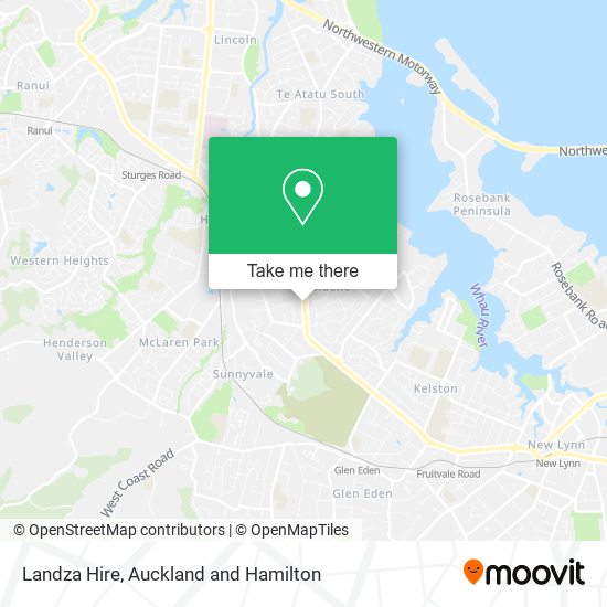 Landza Hire map