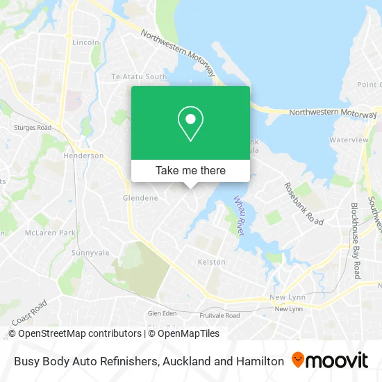 Busy Body Auto Refinishers map