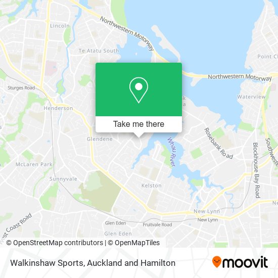 Walkinshaw Sports map