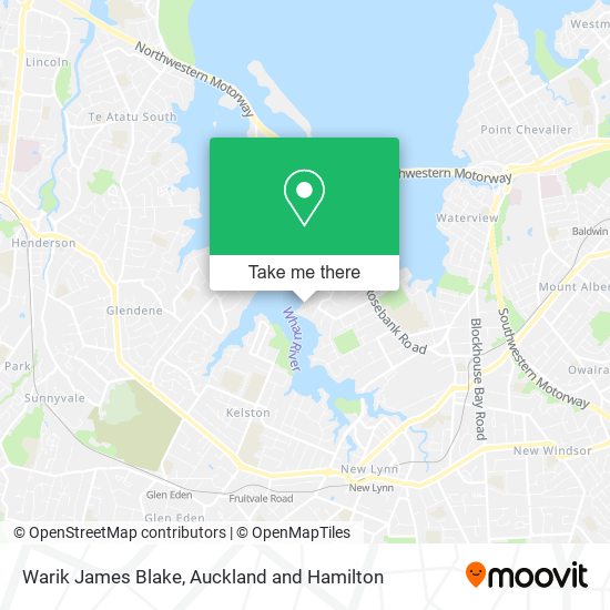 Warik James Blake map