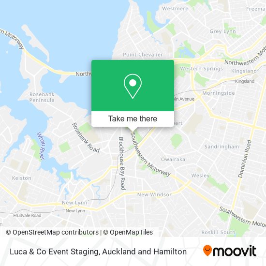 Luca & Co Event Staging map