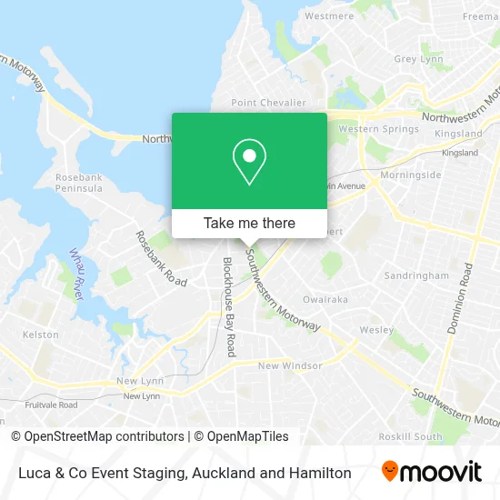 Luca & Co Event Staging map