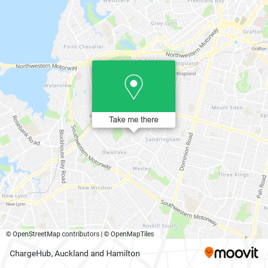 ChargeHub map