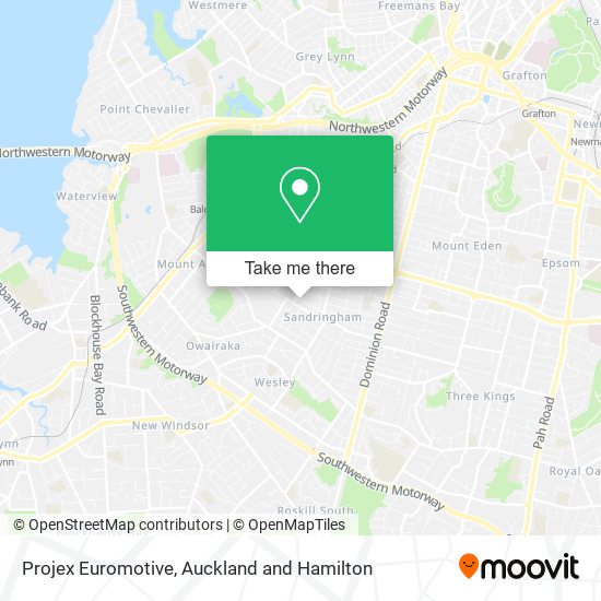 Projex Euromotive map