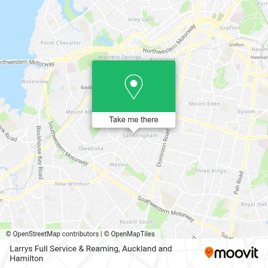 Larrys Full Service & Reaming map