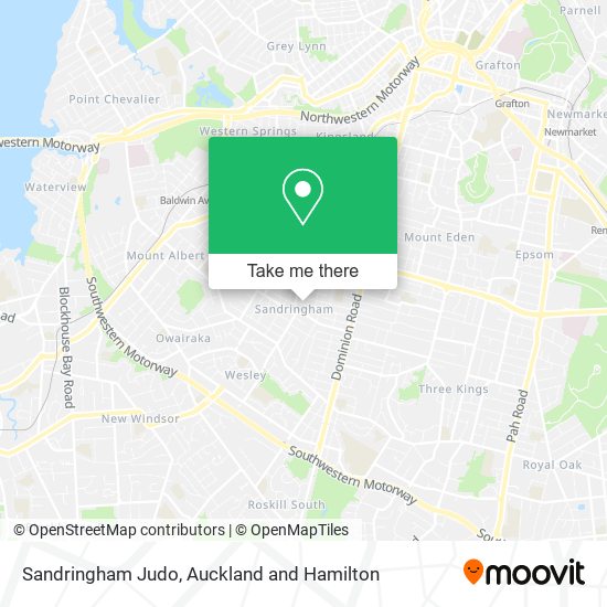 Sandringham Judo map