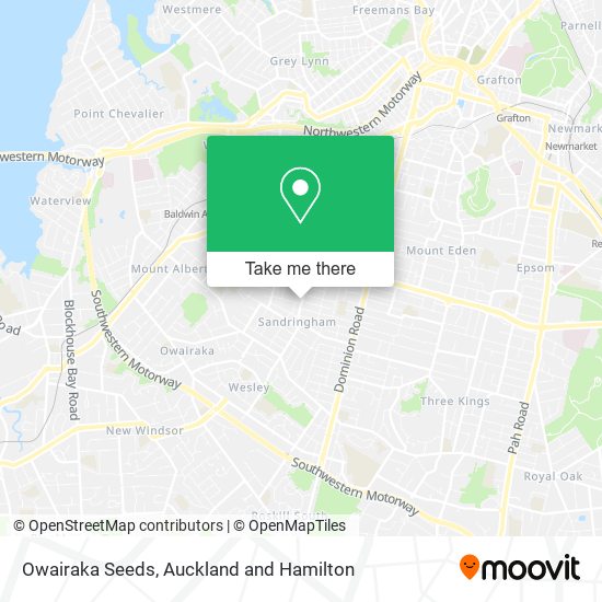 Owairaka Seeds map