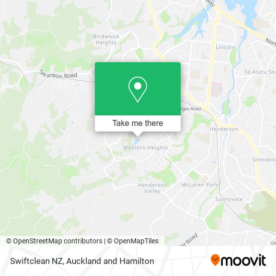 Swiftclean NZ map