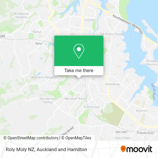 Roly Moly NZ map
