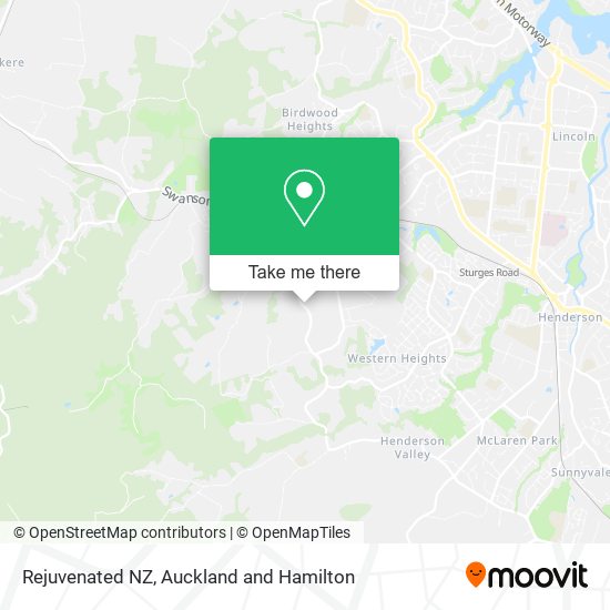 Rejuvenated NZ map