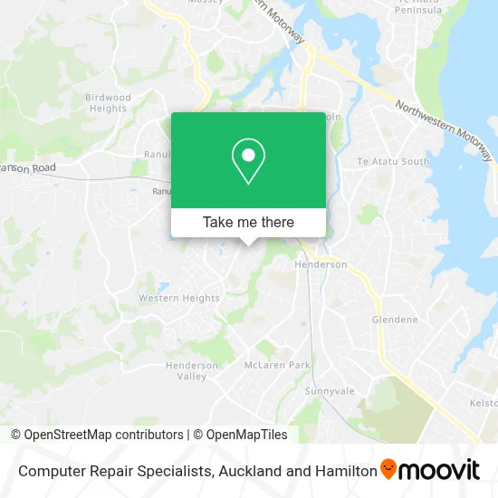 Computer Repair Specialists map