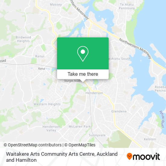 Waitakere Arts Community Arts Centre map