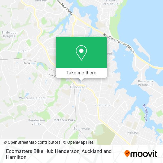 Ecomatters Bike Hub Henderson map