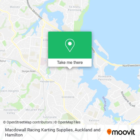 Macdowall Racing Karting Supplies map