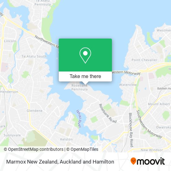 Marmox New Zealand map