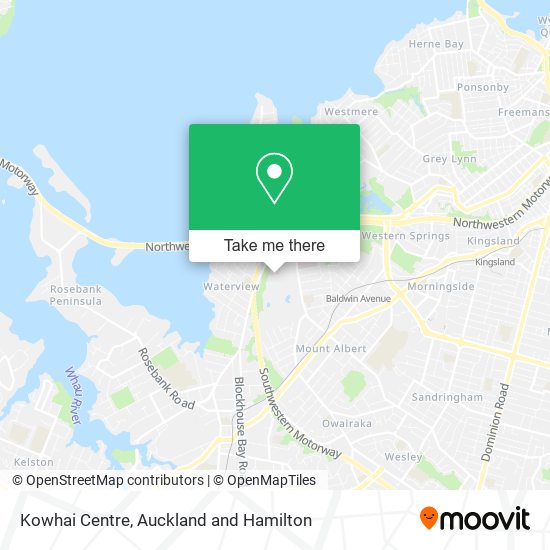 Kowhai Centre map