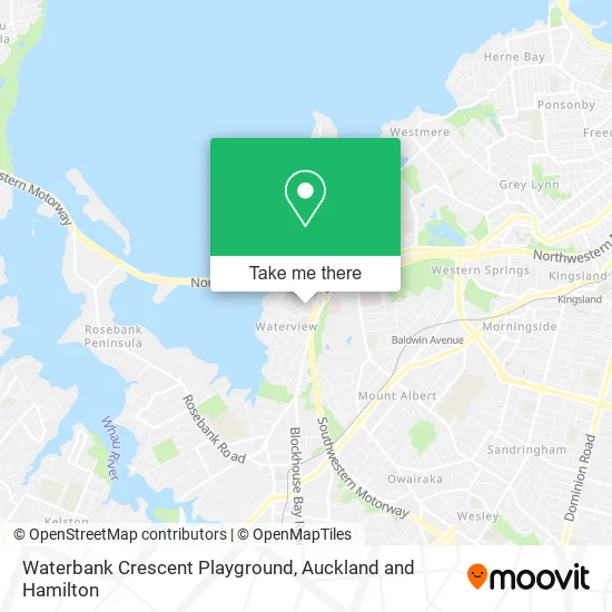 Waterbank Crescent Playground map