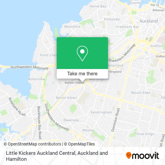 Little Kickers Auckland Central地图