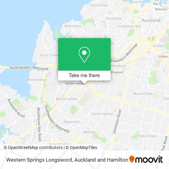 Western Springs Longsword map