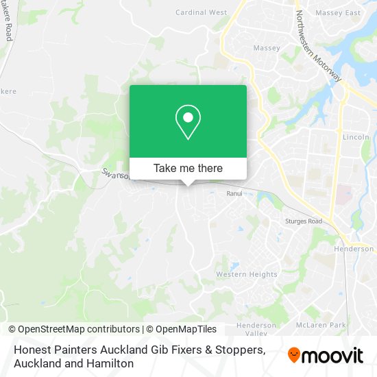 Honest Painters Auckland Gib Fixers & Stoppers map