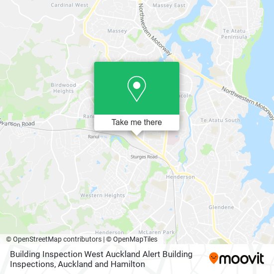 Building Inspection West Auckland Alert Building Inspections map