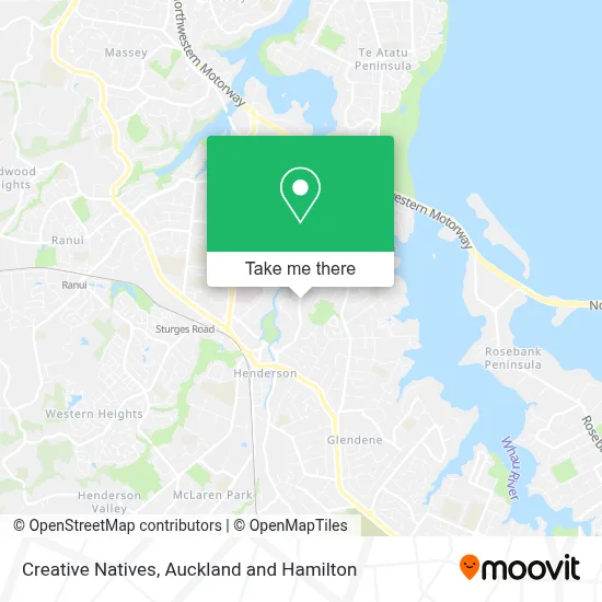 Creative Natives map