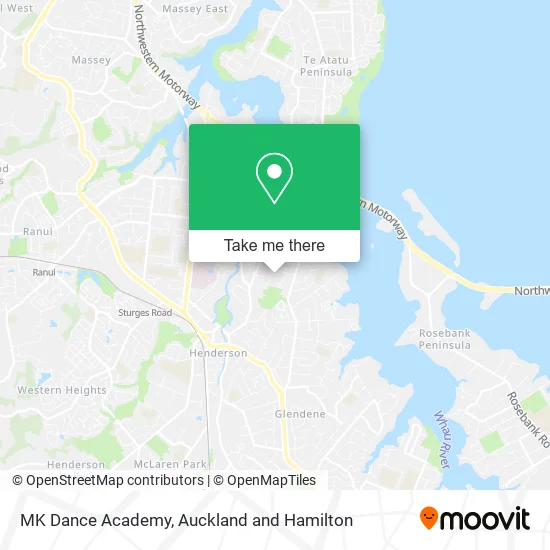 MK Dance Academy map