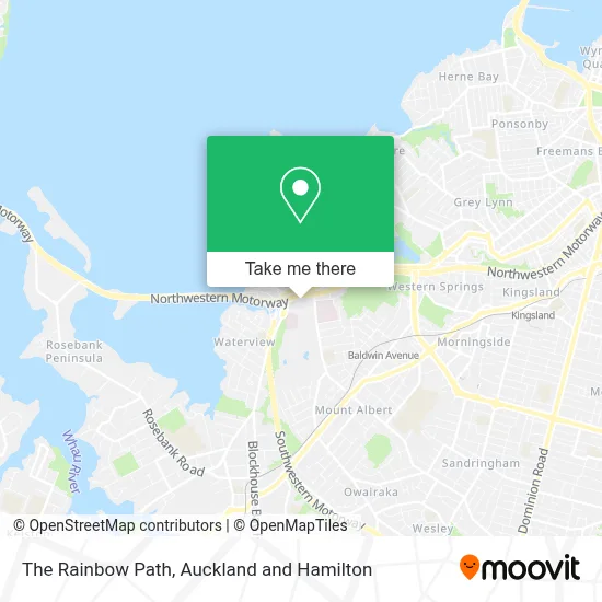 The Rainbow Path map