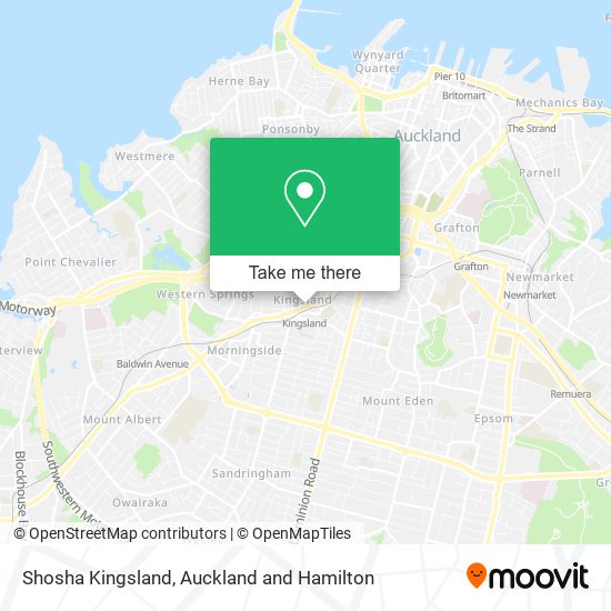 Shosha Kingsland map