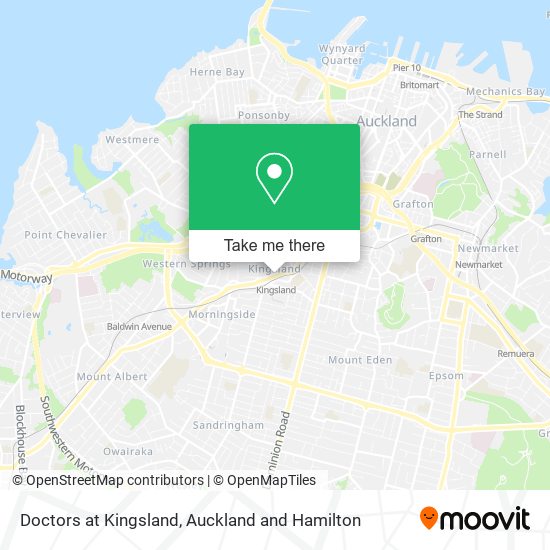 Doctors at Kingsland map