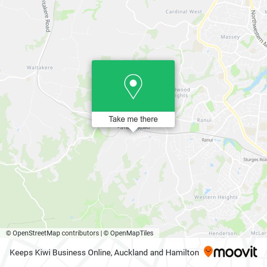 Keeps Kiwi Business Online map