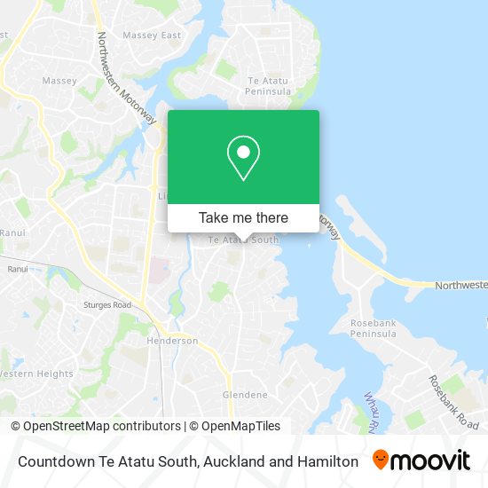 Countdown Te Atatu South map