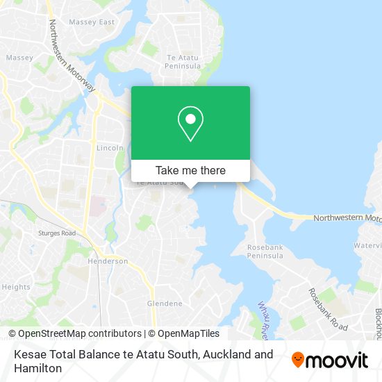 Kesae Total Balance te Atatu South map